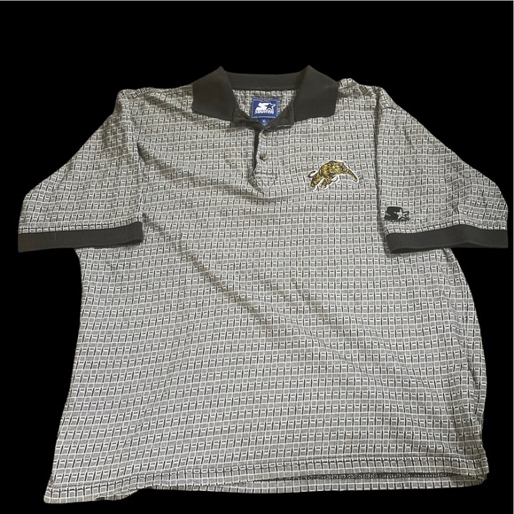 **rare** Vintage starter Hamilton Tiger Cats nfl embroidered polo - Picture 1 of 6